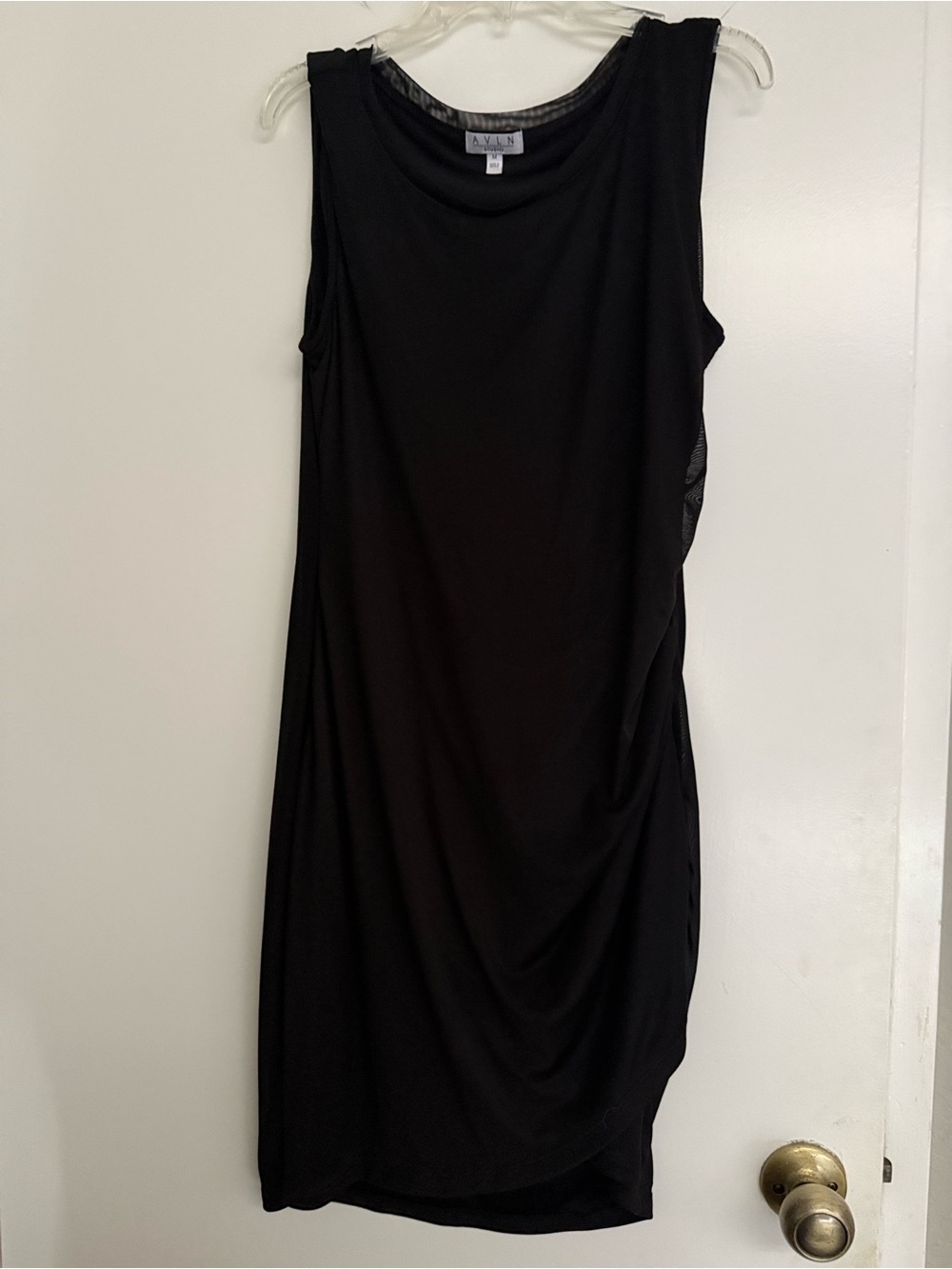 Sleeveless Black Sheath Dress